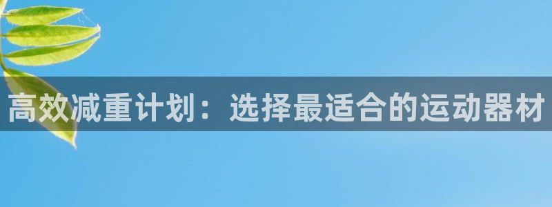 海南熊猫体育官网下载发展怎么样：高效减重计划：选择最